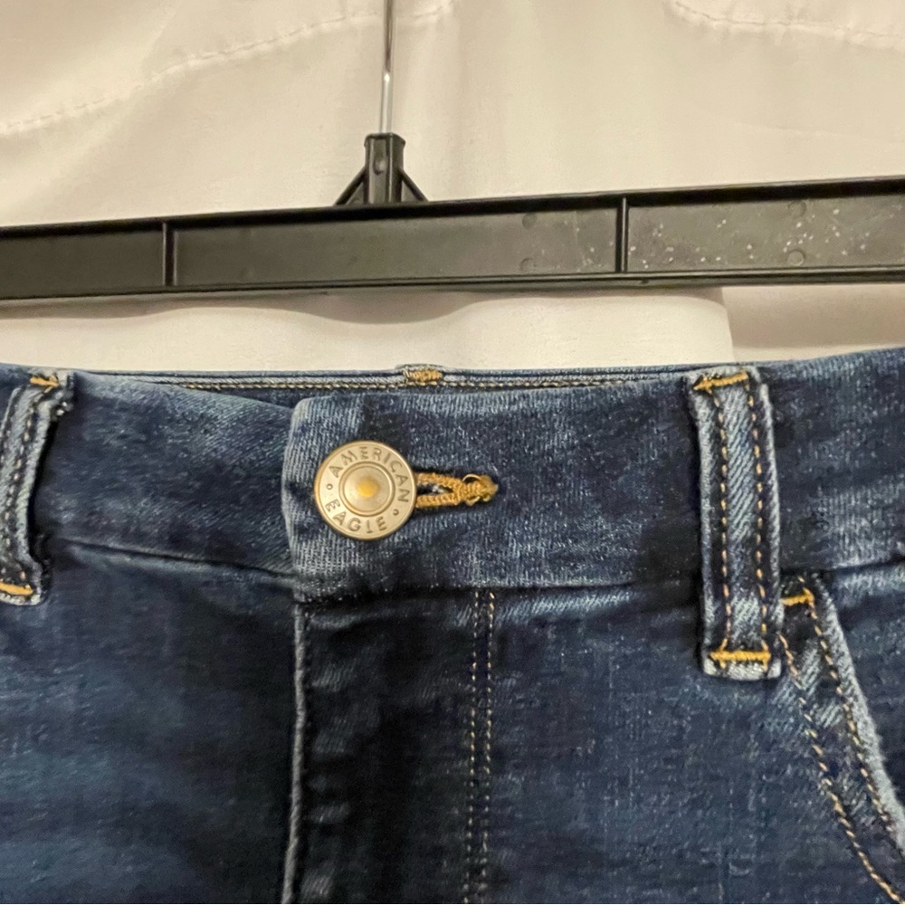 American Eagle Outfitters Blue Skinny Jeans with Stretch - Picture 2 of 5